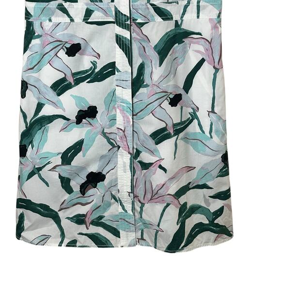Tory Burch Printed Cotton Shirtdress in ivory desert bloom - Picture 5 of 9